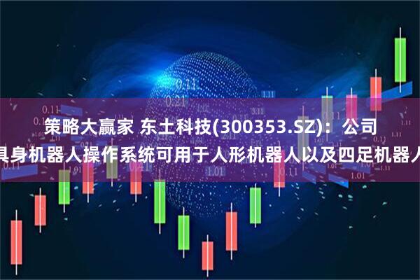 策略大赢家 东土科技(300353.SZ)：公司具身机器人操作系统可用于人形机器人以及四足机器人